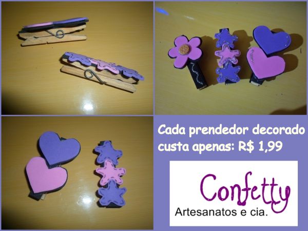 Prendedores decorados