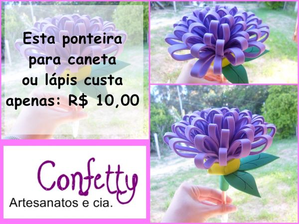 Ponteiras com Flor Grande